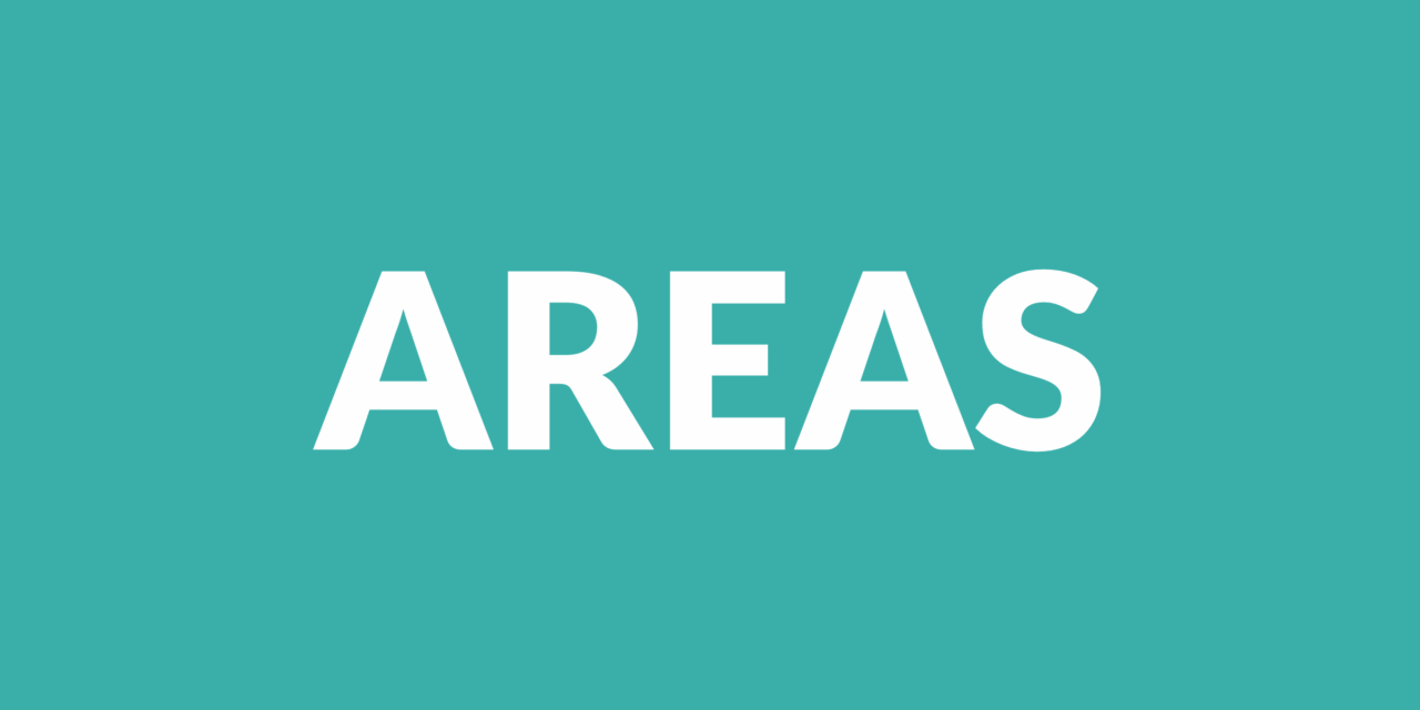 Areas: Your Ongoing Responsibilities (Organizing with PARA)