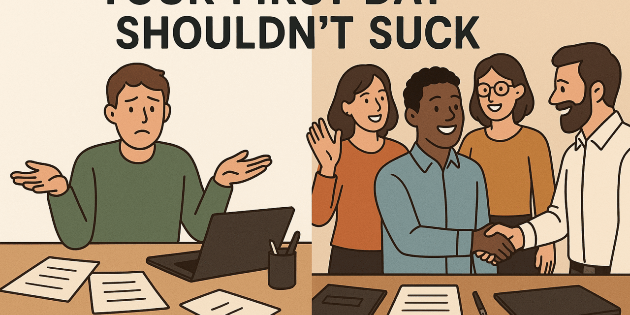 Your First Day Shouldn’t Suck: Why Your Onboarding Plan Matters